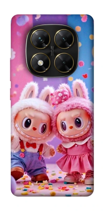 Чохол на Xiaomi Poco X7 Labubu twins ver.3 фото 1 з 1