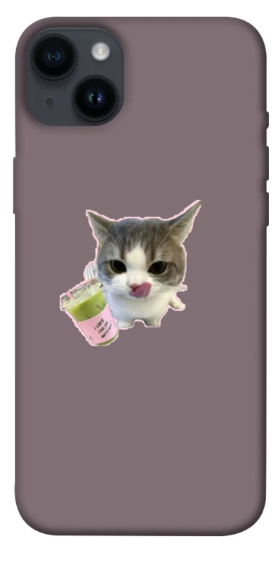 Чохол на Apple iPhone 14 Plus (6.7") cat matcha фото 1 з 1