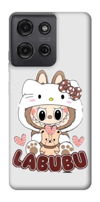 Чохол на Motorola Moto G75 Hello Kitty Labubu фото 1 з 1