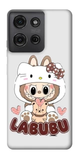 Чохол на Motorola Moto G75 Hello Kitty Labubu фото 1 з 1