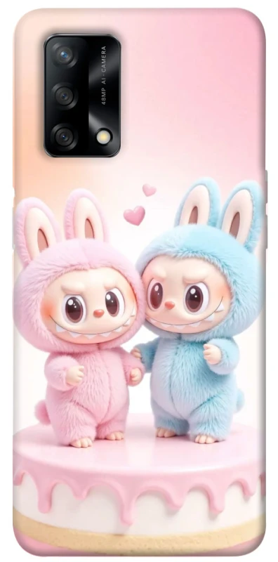 Чохол на Oppo A74 4G Labubu Twins фото 1 з 1