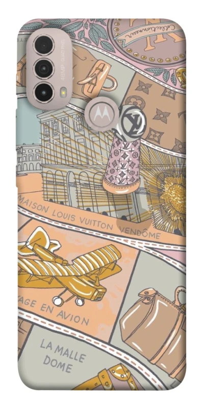 Чехол на Motorola Moto E40 Fashion collage ver.2 фото 1 из 1