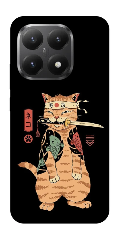 Чехол на Xiaomi 15T Кот-самурай фото 1 из 1