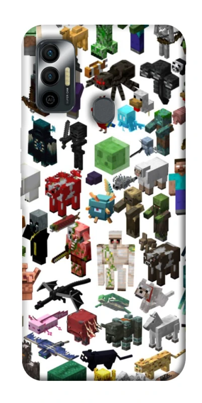Чохол на TECNO Spark 7 Minecraft v4 фото 1 з 1