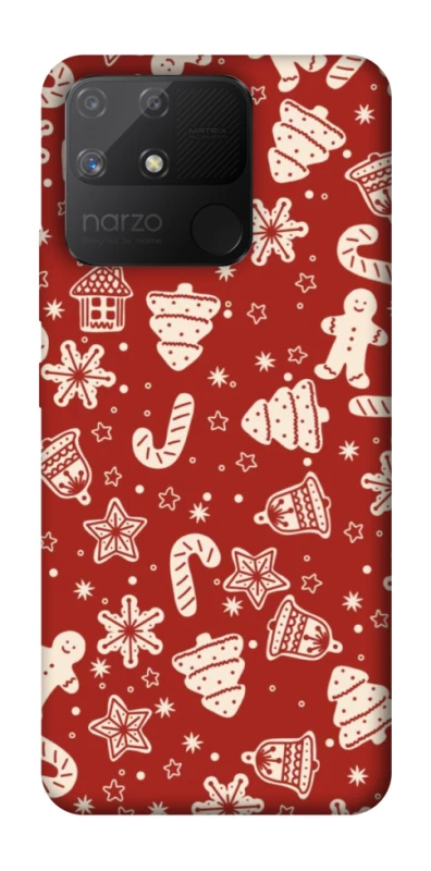 Чехол на Realme Narzo 50A Новогодний v3 фото 1 из 1