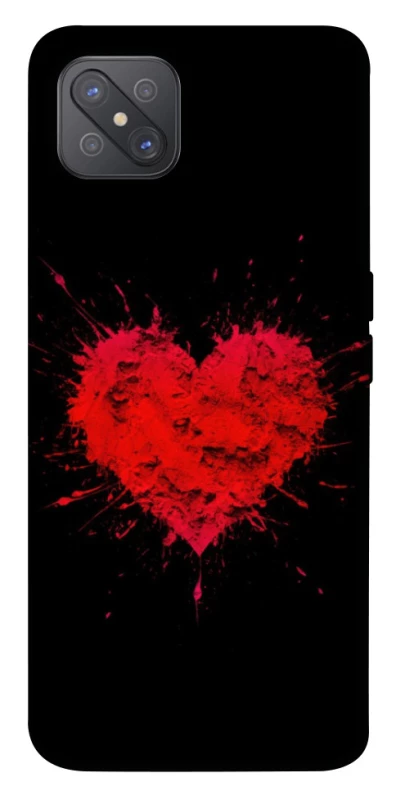 Чехол на Oppo A92s Splash heart фото 1 из 1