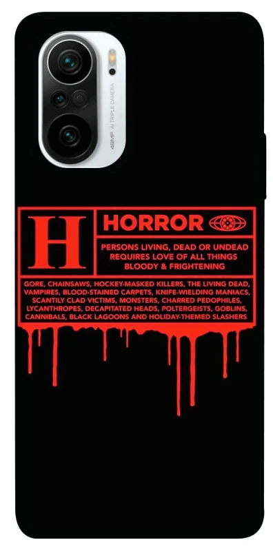 Чохол на Xiaomi Redmi K40 / K40 Pro / K40 Pro+ / Poco F3 Horror Halloween фото 1 з 1