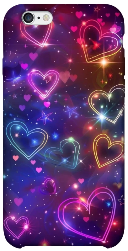 Чехол на Apple iPhone 6/6s (4.7") Drawn hearts фото 1 из 1