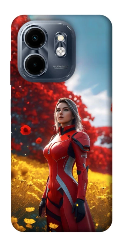Чехол на Infinix Smart 9 4G / Hot 50i Cyber space girl ver.5 фото 1 из 1