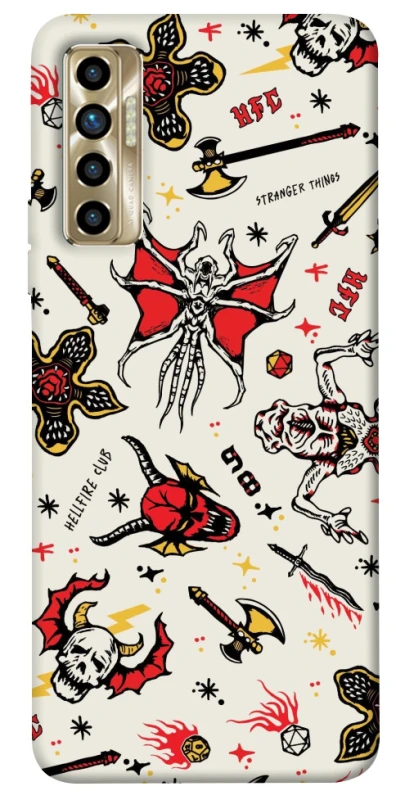 Чохол на TECNO Camon 17P Stranger Things ver.2 фото 1 з 1