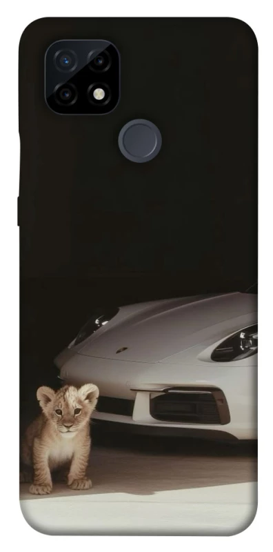 Чехол на Realme C21 Porsche white фото 1 из 1