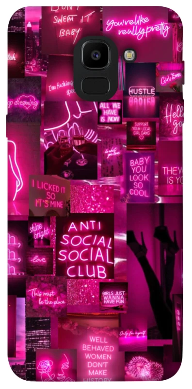 Чехол на Samsung J600F Galaxy J6 (2018) Hot collage ver.7 фото 1 из 1