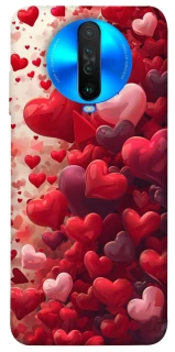 Чохол на Xiaomi Poco X2 Many hearts фото 1 з 1