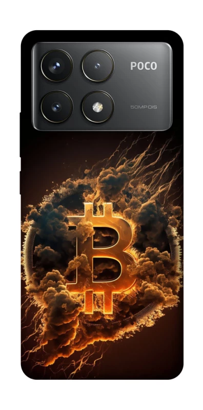 Чохол на Xiaomi Poco F6 Pro Smoky Bitcoin фото 1 з 1