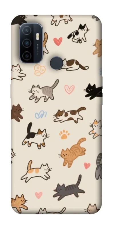 Чохол на Oppo A53 / A32 / A33 Cat style ver.2 фото 1 з 1