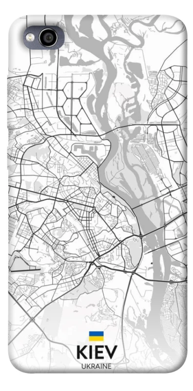 Чохол на Xiaomi Redmi 4a Kiev white map фото 1 з 1