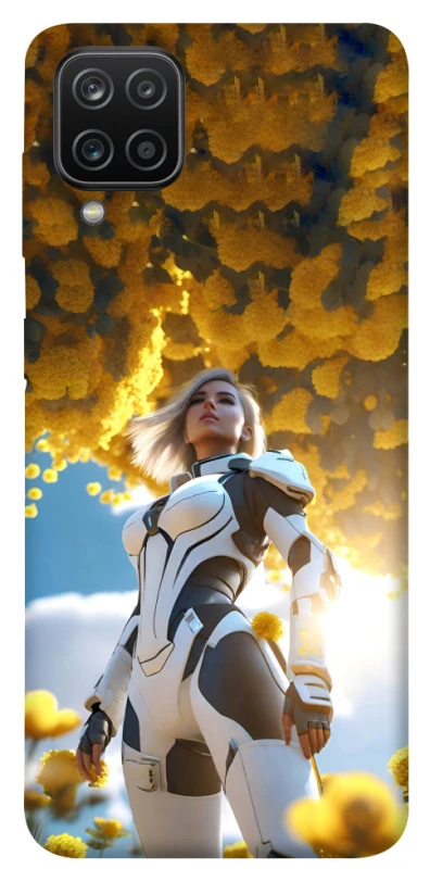 Чохол на Samsung Galaxy A12 Cyber space girl ver.3 фото 1 з 1
