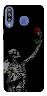 Чехол на Samsung Galaxy M30 Skeleton vs Rose фото 1 из 1