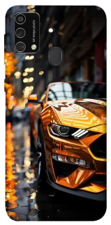 Чохол на Samsung Galaxy M21s Golden sports car фото 1 з 1