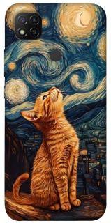 Чохол на Xiaomi Redmi 9C van gogh cat фото 1 з 1