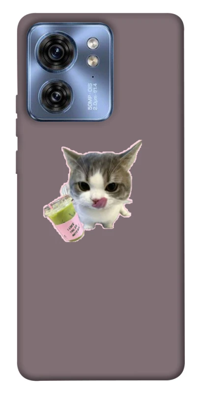 Чохол на Motorola Edge 40 cat matcha фото 1 з 1