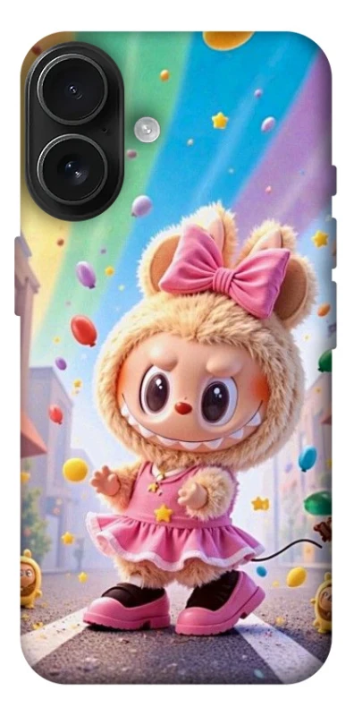 Чохол на Apple iPhone 17 (6.3") Labubu rainbow фото 1 з 1
