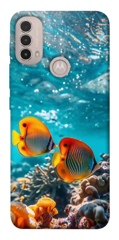 Чохол на Motorola Moto E40 Coral fish фото 1 з 1