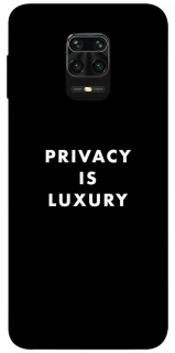 Чехол на Xiaomi Redmi Note 9s / Note 9 Pro / Note 9 Pro Max Privacy is luxury фото 1 из 1