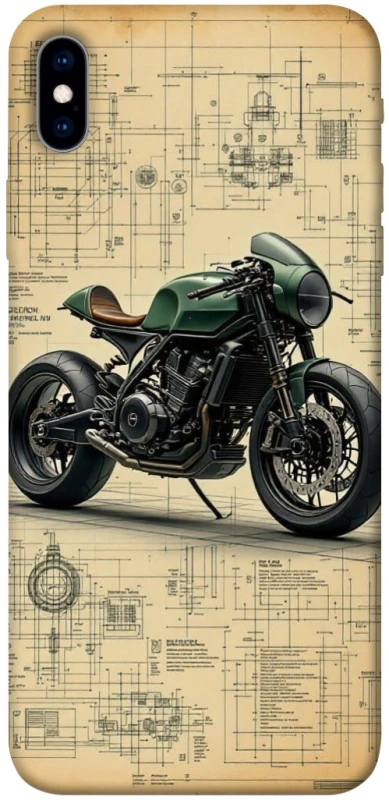 Чохол на Apple iPhone XS Max (6.5") Bike model фото 1 з 1