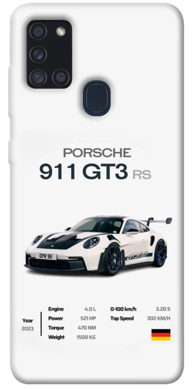 Чохол на Samsung Galaxy A21s Porsche 911 GT3 фото 1 з 1