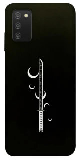 Чехол на Samsung Galaxy A03s Самурай всегда с катаной фото 1 из 1