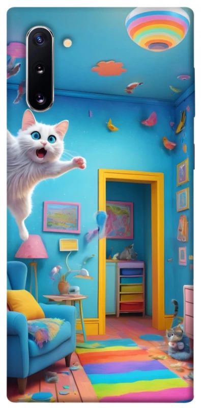 Чохол на Samsung Galaxy Note 10 crazy cat фото 1 з 1