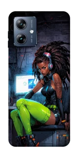 Чехол на Motorola Moto G54 Power Cyber girl фото 1 из 1