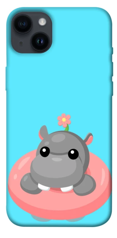Чехол на Apple iPhone 14 Plus (6.7") Adopt Me Hippo Floatie фото 1 из 1
