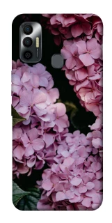 Чехол на TECNO Spark 7 Розовые гартензии фото 1 из 1