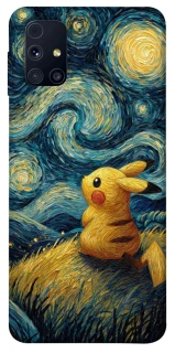 Чехол на Samsung Galaxy M31s Pikachu and Van Gogh фото 1 из 1