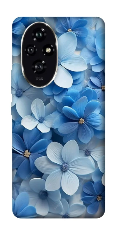 Чехол на Honor 200 Синие цветы фото 1 из 1