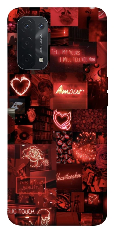 Чохол на Oppo A54 5G / A74 5G Love collage ver.6 фото 1 з 1