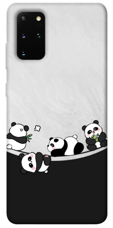 Чехол на Samsung Galaxy S20+ Four pandas фото 1 из 1