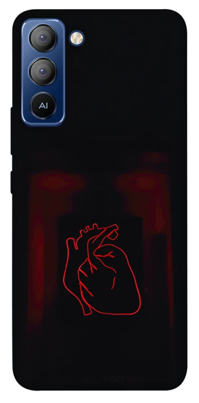 Чохол на TECNO Pop 5 LTE Червоне серце фото 1 з 1