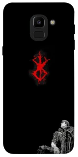 Чехол на Samsung J600F Galaxy J6 (2018) berserk black фото 1 из 1