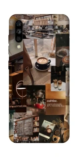 Чехол на ZTE Blade A7s (2019) Coffee collage ver.2 фото 1 из 1