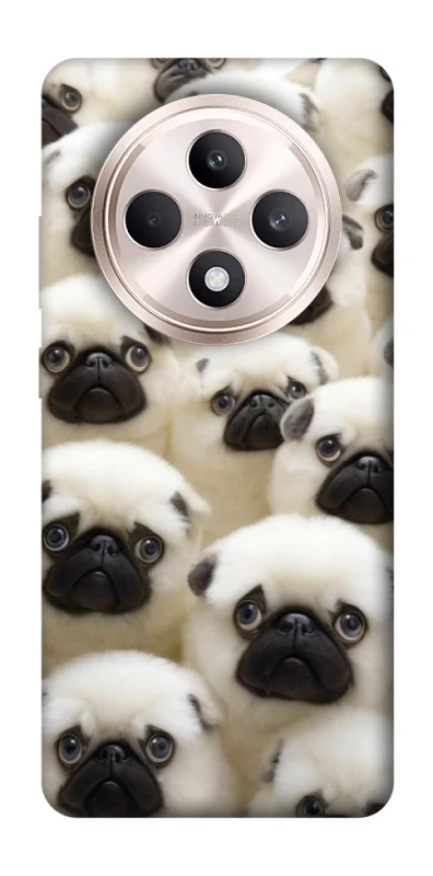 Чехол на Oppo Reno 12 F 4G/5G Doggy Pug Love фото 1 из 1