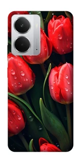 Чохол на Realme 14 Червоні тюльпани фото 1 Чохол на Realme 14 Червоні тюльпани фото 1 з 1