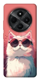 Чохол на Xiaomi Poco M7 Сat with glasses фото 1 з 1