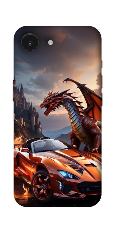 Чохол на Apple iPhone 17e (6.1") Сar and dragon фото 1 з 1