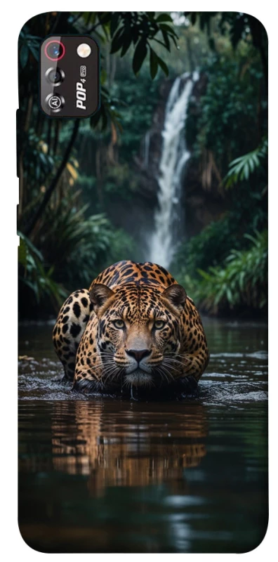 Чохол на TECNO POP 4 Pro Leopard in water фото 1 з 1