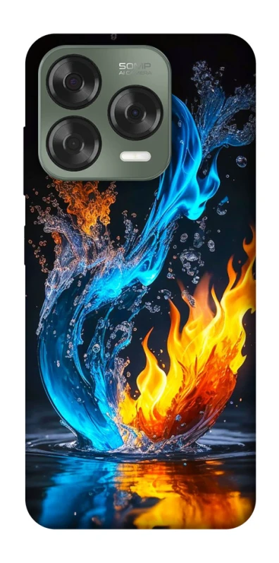 Чохол на ZTE Nubia V70 Design Water And Fire фото 1 з 1
