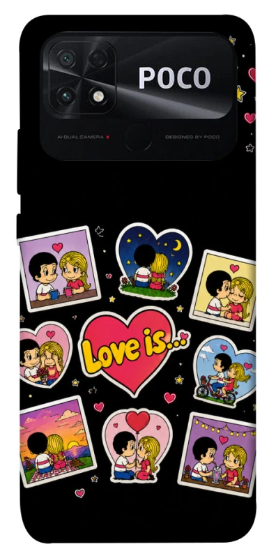Чохол на Xiaomi Poco C40 Love is ver.2 фото 1 з 1