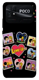 Чохол на Xiaomi Poco C40 Love is ver.2 фото 1 з 1